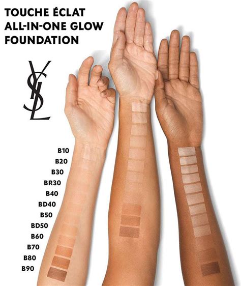 yves saint laurent touche eclat foundation bd50|ysl touche eclat foundation swatches.